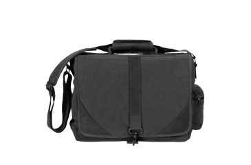 Image of Rothco Vintage Canvas Urban Pioneer Laptop with Leather Accents, Black, 9890-Black
