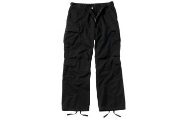 Image of Rothco Vintage Paratrooper Fatigue Pants, Black, Extra Small, 2986-Black-XS