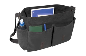 Image of Rothco Vintage Unwashed Canvas Messenger Bag, Charcoal Grey, 91180