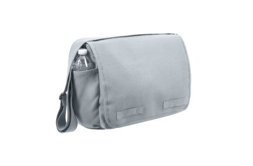 Image of Rothco Vintage Unwashed Canvas Messenger Bag, Grey, 8172-Grey