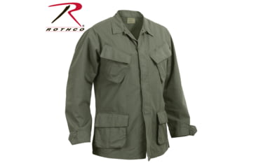 Image of Rothco Vintage Vietnam Fatigue Shirt Rip-Stop 202, Olive Drab, 5XL, 44693-OliveDrab-5XL