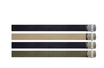 Image of Rothco Vintage Web Belt w/ Roller Buckle, Black, 4470-Black-Black