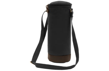 Image of Rothco Waxed Canvas Wine Carrier Tote Bag, Black, 81460-Black