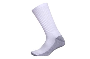 Image of Rothco White Crew Socks With Cushion Sole, 6539