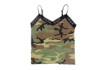 Image of Rothco Womens Lace Trimmed Camo Camisole, Extra Small, 5490-XS