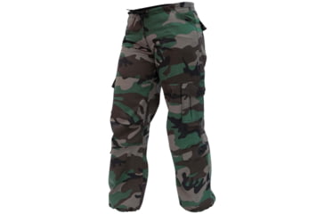 Image of Rothco Womens Unwashed Camo Paratrooper Fatigue Pants, Extra Small, 3833-XS