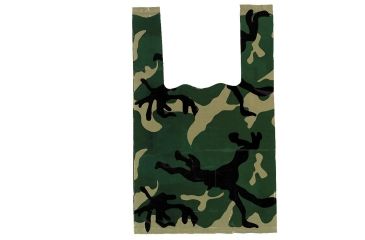 Image of Rothco Woodland Camo Shopping Bag, Small, 9998-S