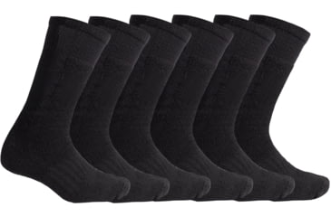 Image of Rothco Wool Blend Mid-Calf Winter Socks, Black, Medium, 64110-Black-M