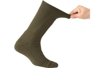 Image of Rothco Wool Blend Mid-Calf Winter Socks, Olive Drab, Medium, 64112-OliveDrab-M