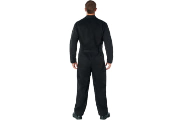 Image of Rothco Workwear Coverall, Black, Small, 10485-Black-S