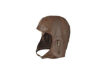 Image of Rothco WWII Style Leather Pilots Helmet, Brown, Extra Small/Small, 3569-Brown-XSS