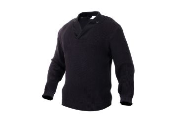 Image of Rothco WWII Vintage Mechanics Sweater, Black, L, 55349-Black-L