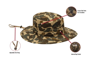 Image of Rothco X Bear Archery Fred Bear Camo Adjustable Boonie Hat, Fred Bear Camo, One Size, 19052