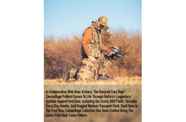 Image of Rothco X Bear Archery Fred Bear Camo Adjustable Boonie Hat, 19052