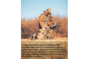 Image of Rothco X Bear Archery Fred Camo T-Shirt, Camo, Small, 613902035959