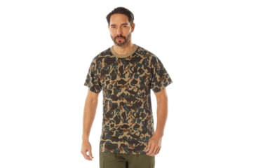 Image of Rothco X Bear Archery Fred Camo T-Shirt, Camo, Small, 613902035959