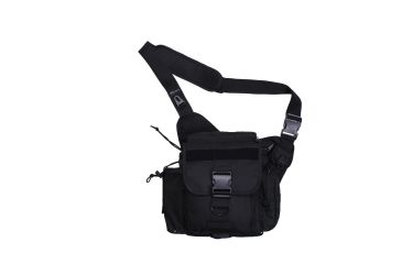 Image of Rothco XL Advanced Tactical Shoulder Bag, Black, 24038-Black