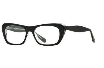Image of Rough Justice RJ Catty SERJ CATT00 Single Vision Prescription Eyeglasses - Black Crystal SERJ CATT005240 BK