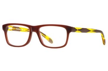Image of Rough Justice RJ Electro SERJ ELEC00 Single Vision Prescription Eyeglasses - Radiant Brown SERJ ELEC005335 BN