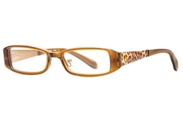 Image of Rough Justice RJ Vixen SERJ VIXE00 Single Vision Prescription Eyeglasses - Bronze SERJ VIXE004830 BN