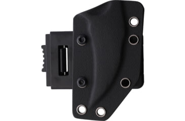 Image of Brous Blades Silent Enforcer Fixed Blade Knife, 2.75 in, D2 Tool Steel, Recurve Blade, Blackout, SILENT ENFORCER BLACKOUT