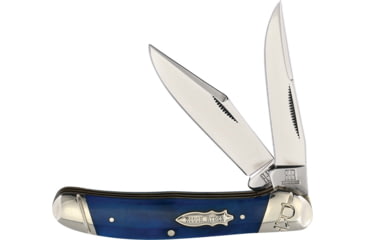 Image of Rough Rider Copperhead Blue Smooth Bone Knife, RR2288 KB207 R BOLSTER