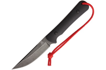 Image of Rough Rider Fixed Blade With Kydex Sheath Fixed Blade Knife, 9in Overall, 4.25in Black Stonewash SS Blade, Black G10 Handle, Black Kydex Belt Sheath, BS210544