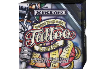Image of Rough Rider Tattoo Series Framelock Purple