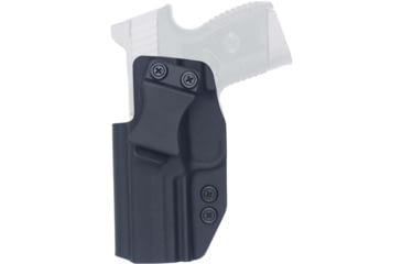 Image of Rounded by Concealment Express IWB KYDEX Holster FN 509 CC Edge, Left Hand, Black, FNS-FN509-BK-LH-VAR-RMR