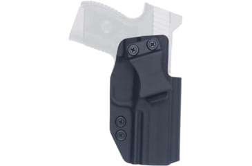 Image of Rounded by Concealment Express IWB KYDEX Holster FN 509 CC Edge, Right Hand, Black, FNS-FN509-BK-RH-VAR-RMR