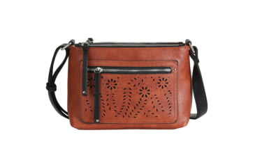 Image of Rounded Concealed Carry Hailey Crossbody By Lady Conceal, LC-30-CRS-BLK