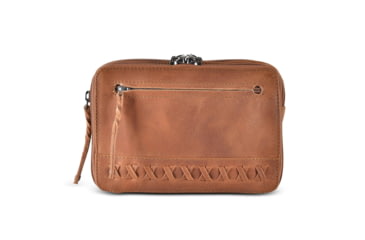 Image of Rounded Concealed Carry Kailey Leather Purse Pack By Lady Conceal, LCL-121-PRP-WS-SND