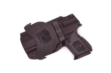 Image of Rounded Fnh Fns-9 Compact Owb Kydex Paddle Holster, FNH-FNS9C-BK-LH-OWBPDL