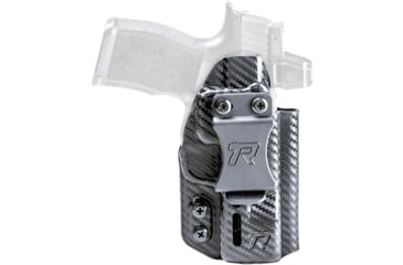 Image of Rounded Gear Druid IWB/OWB Black Carbon Fiber Kydex Fits Sig P320 Ambidextrous, RGDRUIDSIGP320CFAMBI