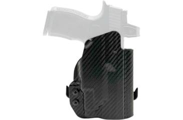 Image of Rounded Kydex OWB Paddle Holster, SIG Sauer P365, Right Hand, Black Carbon Fiber, SSRP365TLR7CFRHOWBPDL