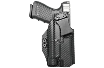 Image of Rounded Glock 17 19 19X 22 23 31 32 34 35 45 Gen 1-5 With Tlr-1 Iwb Kydex Holster, GLK-1917TLR1-BK-LH-VAR
