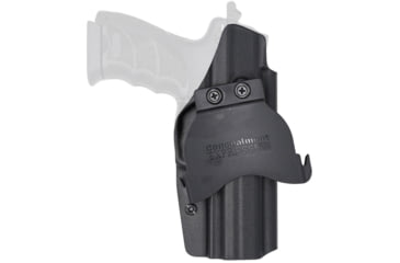 Image of Rounded OWB Paddle Holster, H&amp;K 45 , Left Hand, Black, HKH-HK45-BK-LH-OWBPDL
