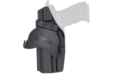 Image of Rounded OWB Paddle Holster, H&amp;K VP9, Right Hand, Black, HKH-VP9-BK-RH-OWBPDL-RMR