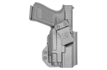 Image of Rounded Iwb Holster Fits: Glock 17 19 19X 26 31 32 33 34 45 47 49 Tlr8, GLK-1917TLR8-CF-LH-VAR