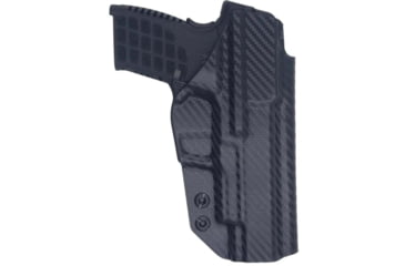 Image of Rounded IWB Kydex Holster for Kel-Tec P15, Left Hand, Carbon Fiber Black, KTC-P15-CF-LH-VAR