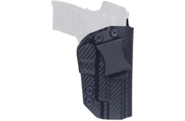Image of Rounded IWB Kydex Holster for Kel-Tec P15, Right Hand, Carbon Fiber Black, KTC-P15-CF-RH-VAR