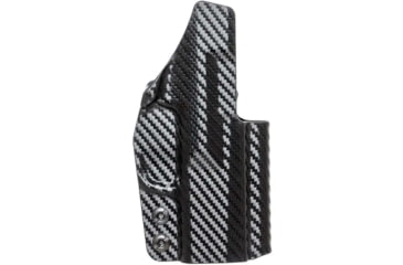 Image of Rounded IWB Kydex Holster for Kel-Tec PR57, Left Hand, Carbon Fiber Black, KTC-PR57-CF-LH-VAR