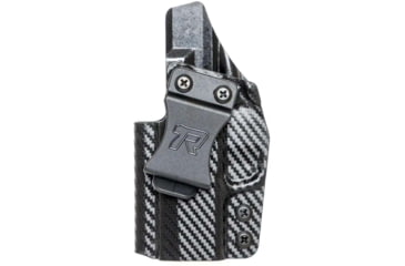 Image of Rounded IWB Kydex Holster for Kel-Tec PR57, Left Hand, Carbon Fiber Black, KTC-PR57-CF-LH-VAR