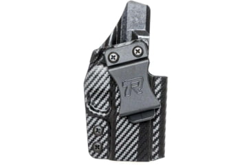 Image of Rounded IWB Kydex Holster for Kel-Tec PR57, Right Hand, Carbon Fiber Black, KTC-PR57-CF-RH-VAR