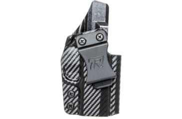 Image of Rounded IWB KYDEX Holster, Ruger Max 9, Right Hand, Carbon Fiber, RGR-9MAX-CF-RH-VAR