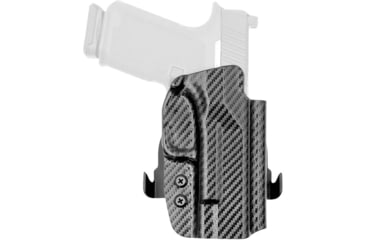 Image of Rounded OWB Kydex Holster for Ruger RXM, Left Hand, Carbon Fiber Black, RGR-RXM-CF-LH-OWBPDL