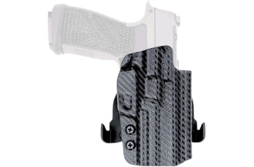 Image of Rounded OWB Kydex Holster for Sig Sauer P365 AXG Legion, Left Hand, Carbon Fiber Black, SSR-P365AX-CF-LH-OWBPDL