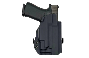 Image of Rounded Paddle Holster Fits: Glock 19 Olight Pl-Mini 3 Valkyrie, GLK-19OLVPLM3-BK-LH-OWBPDL