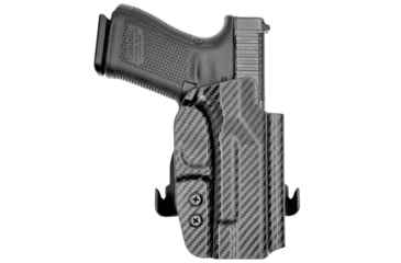 Image of Rounded Paddle Holster Fits: Glock 22 Gen 5-6 Optic Ready, GLK-22G5-BK-RH-OWBPDL