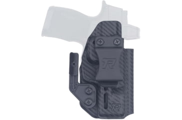 Image of Rounded Smith &amp; Wesson Druid IWB/OWB Kydex Holster, Smith &amp; Wesson M&amp;P SHIELD 3.1/4.0 in, Carbon Fiber, RG-DRUID-SWNMPSHLD-CF-AMBI